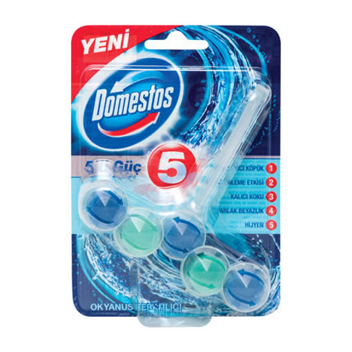 DOMESTOS WC BLOK 5 LI GUC 50 GR OKYANUS  FERAHLIGI nin resmi